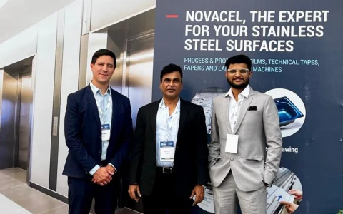 Novacel ist auf der India Stainless Steel Expo
