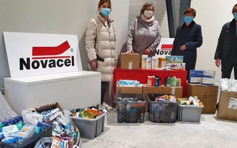 Novacel organised a collection for the homeless in Rouen