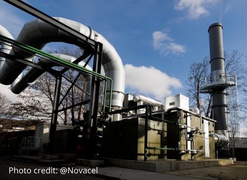 Regenerativer thermischer Oxidator (RTO) in Déville-les-Rouen, Frankreich