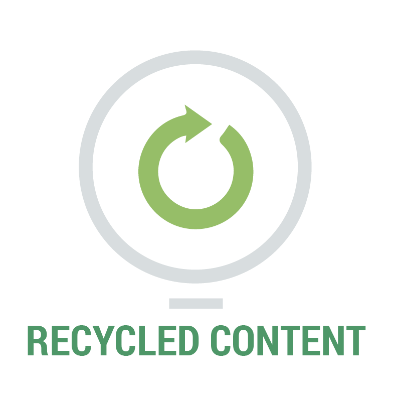 Icona Novacel contenuto riciclato